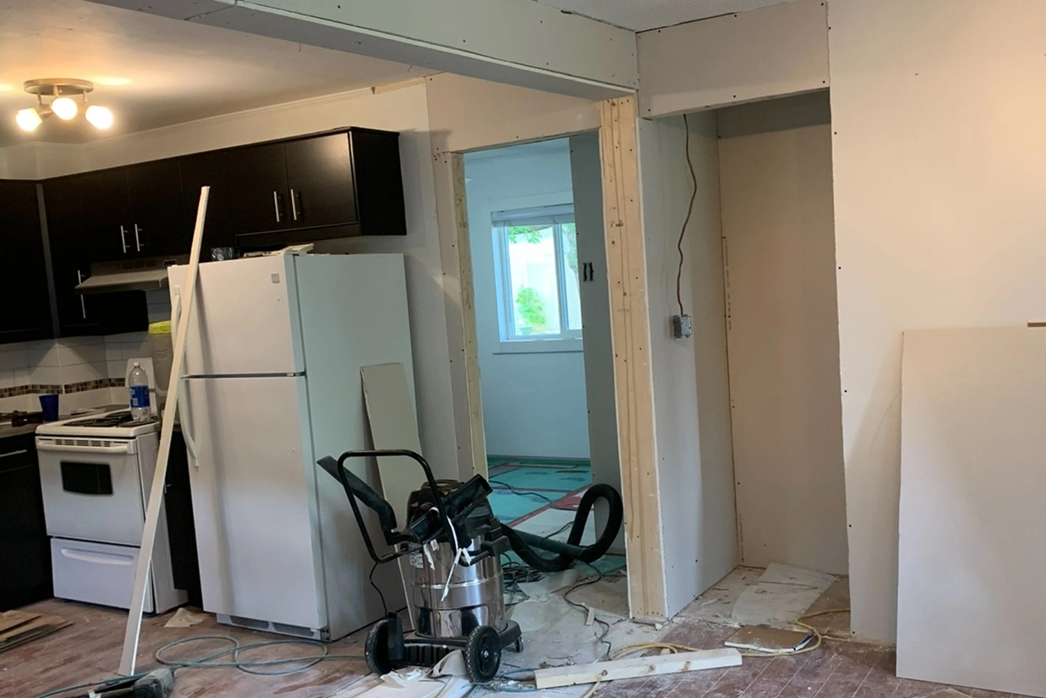renovation in progress by Southpaw Ventures